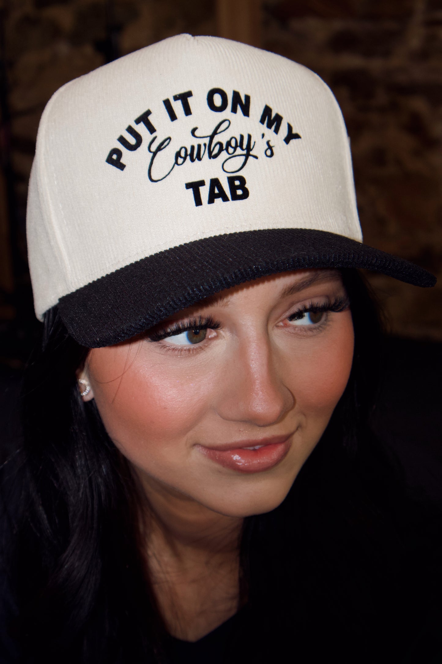 Put it on my cowboys tab corduroy cap