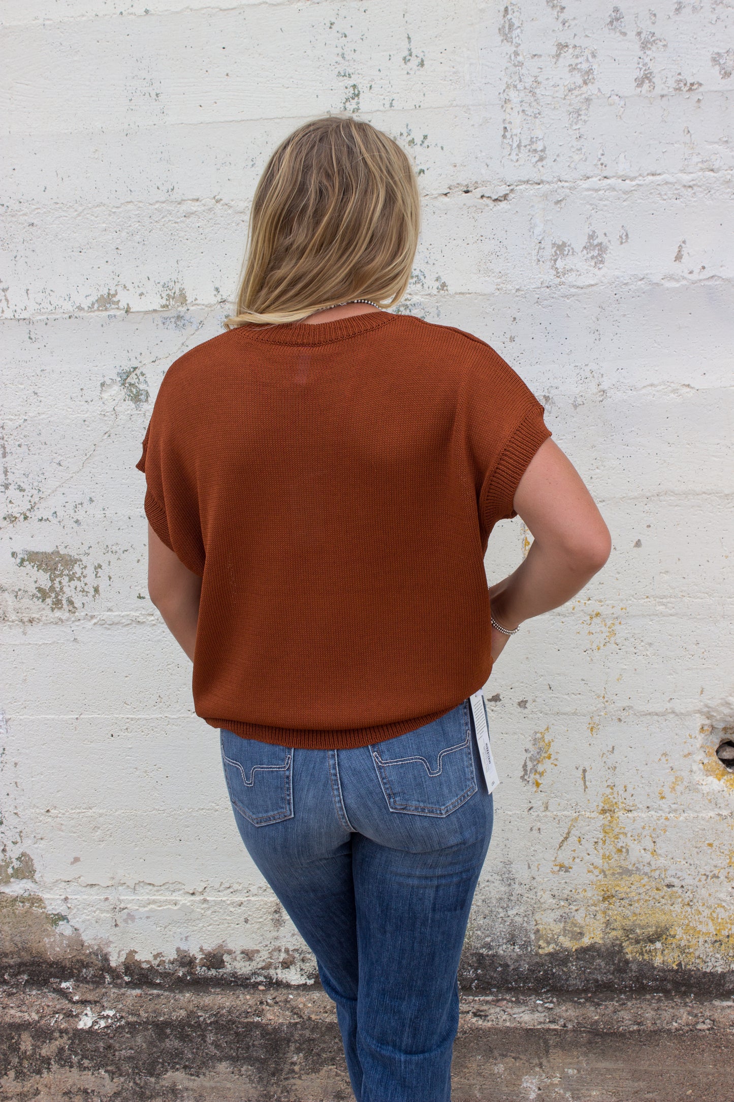 Rust Horseshoe sweater