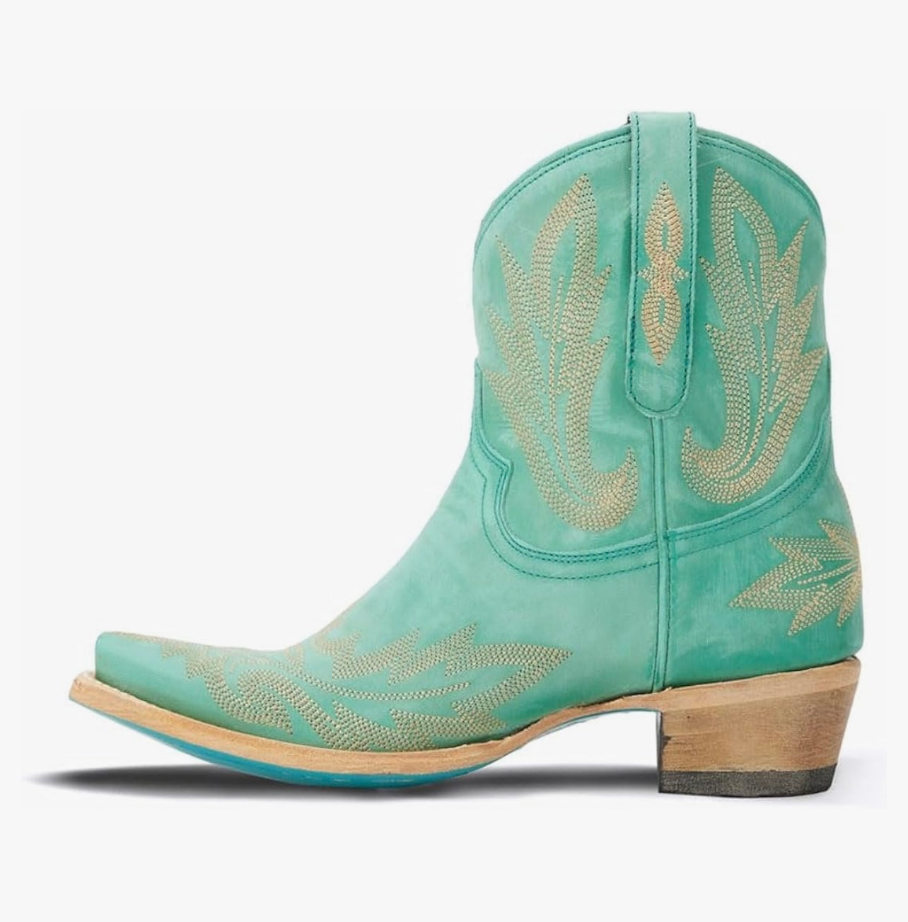 Lane Lexington Taos turquoise booties