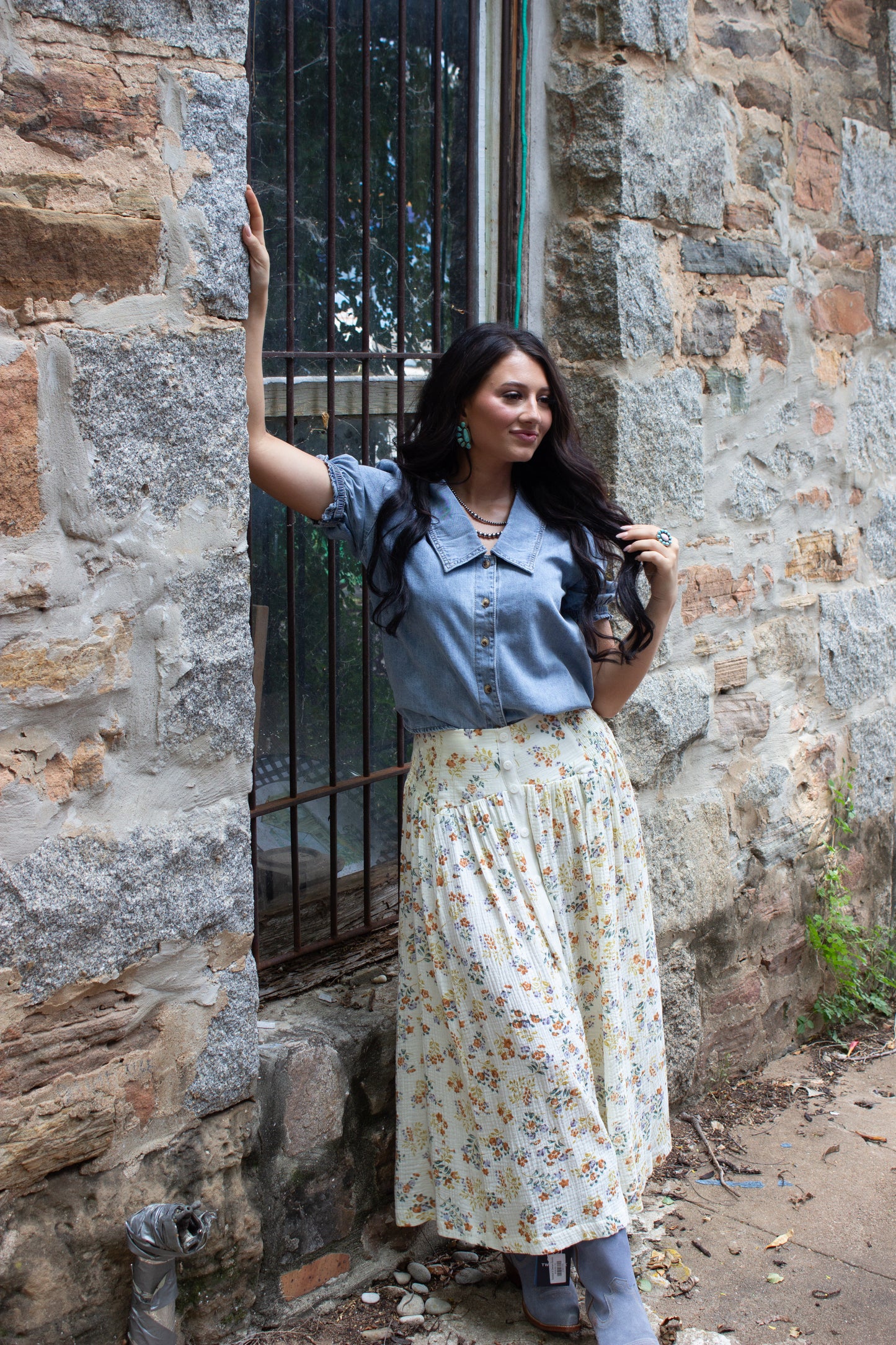 Floral Maxi Skirt