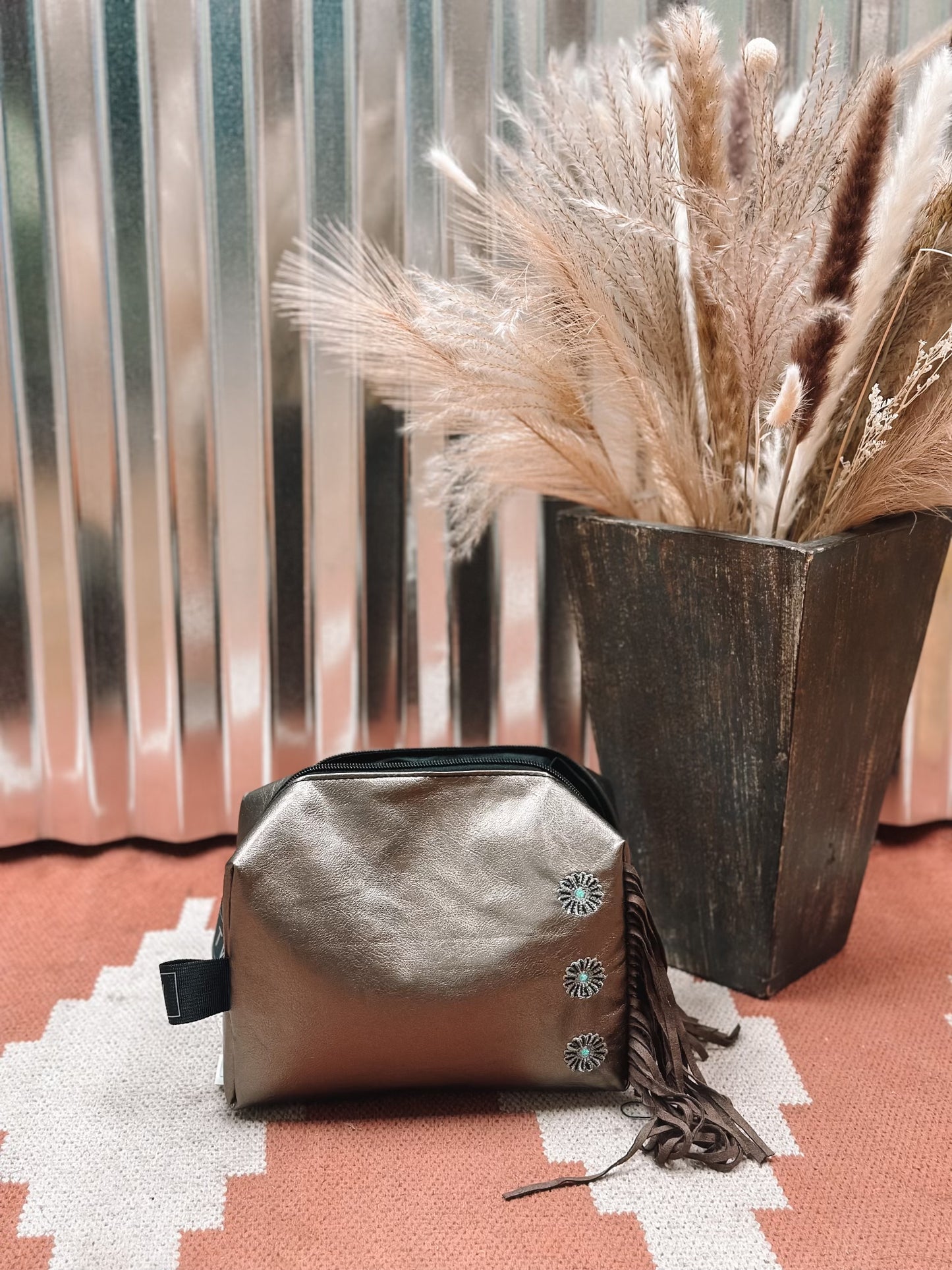 Western Travel bag with fringe