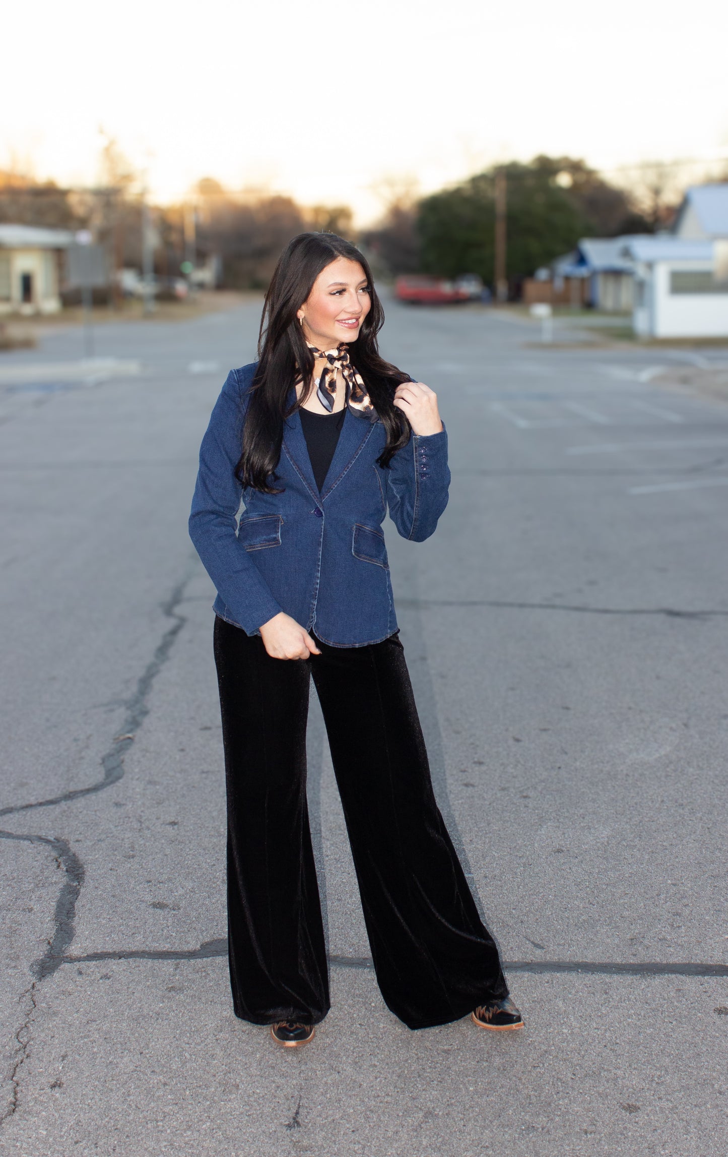 Denim Blazer