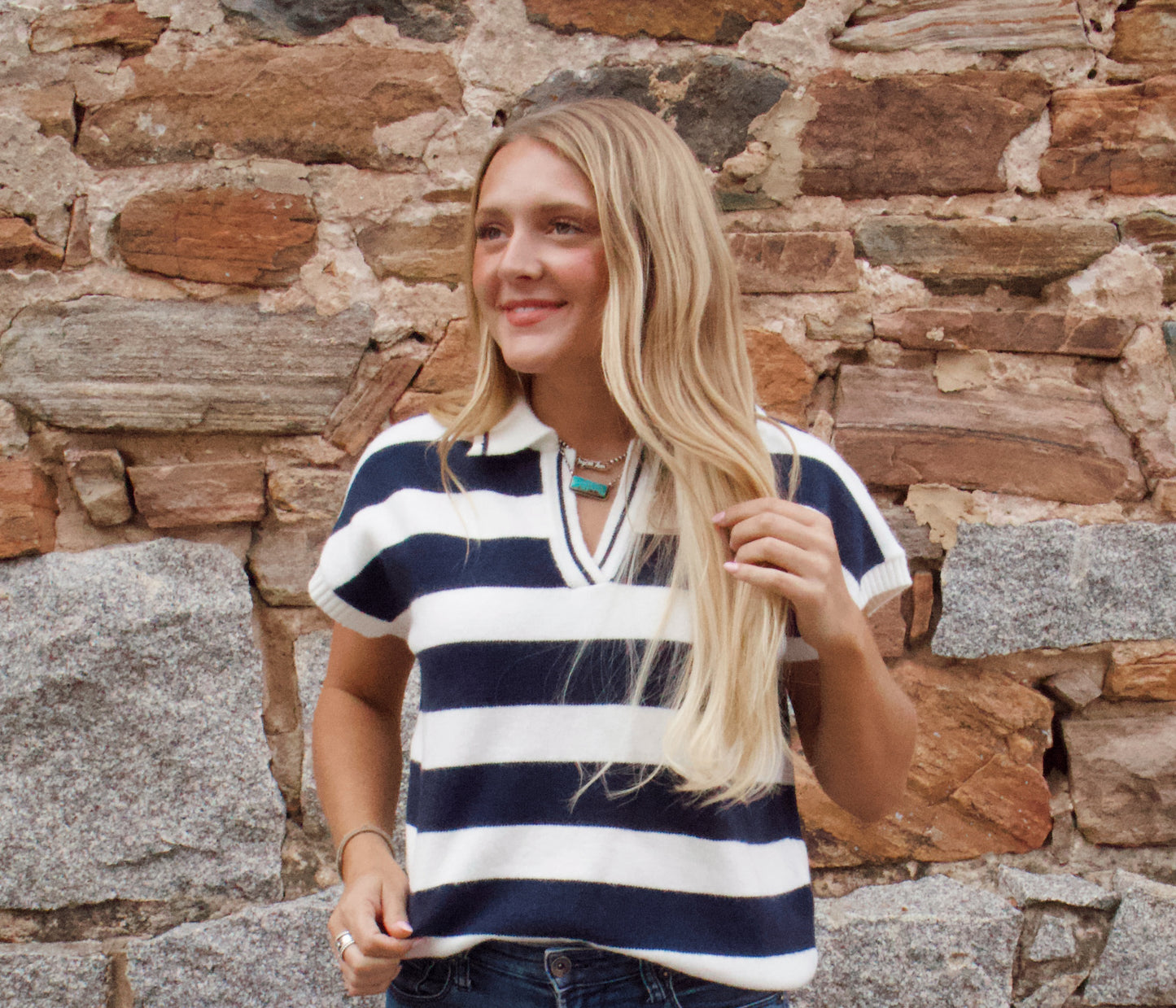 Stripe Light Sweater