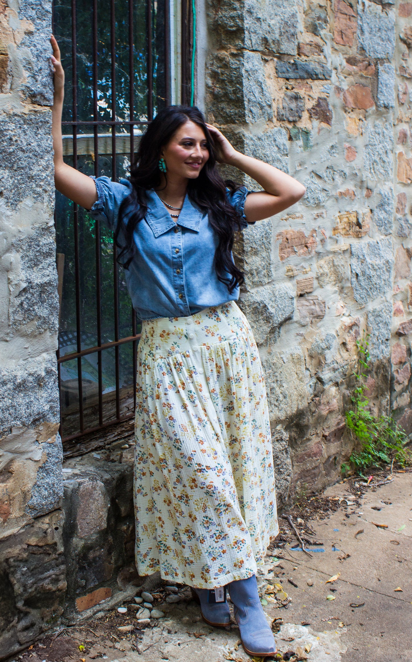 Floral Maxi Skirt
