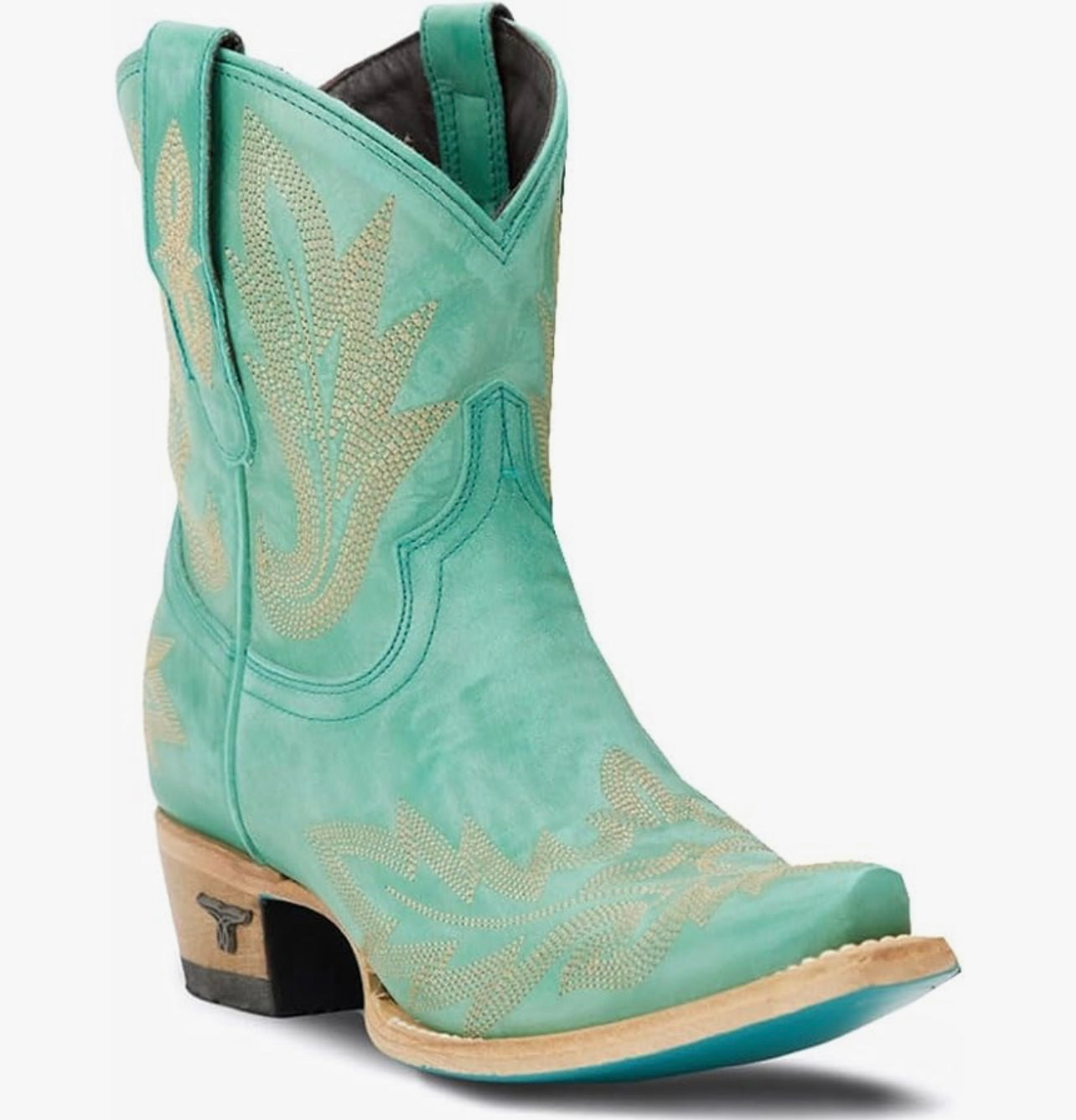 Lane Lexington Taos turquoise booties