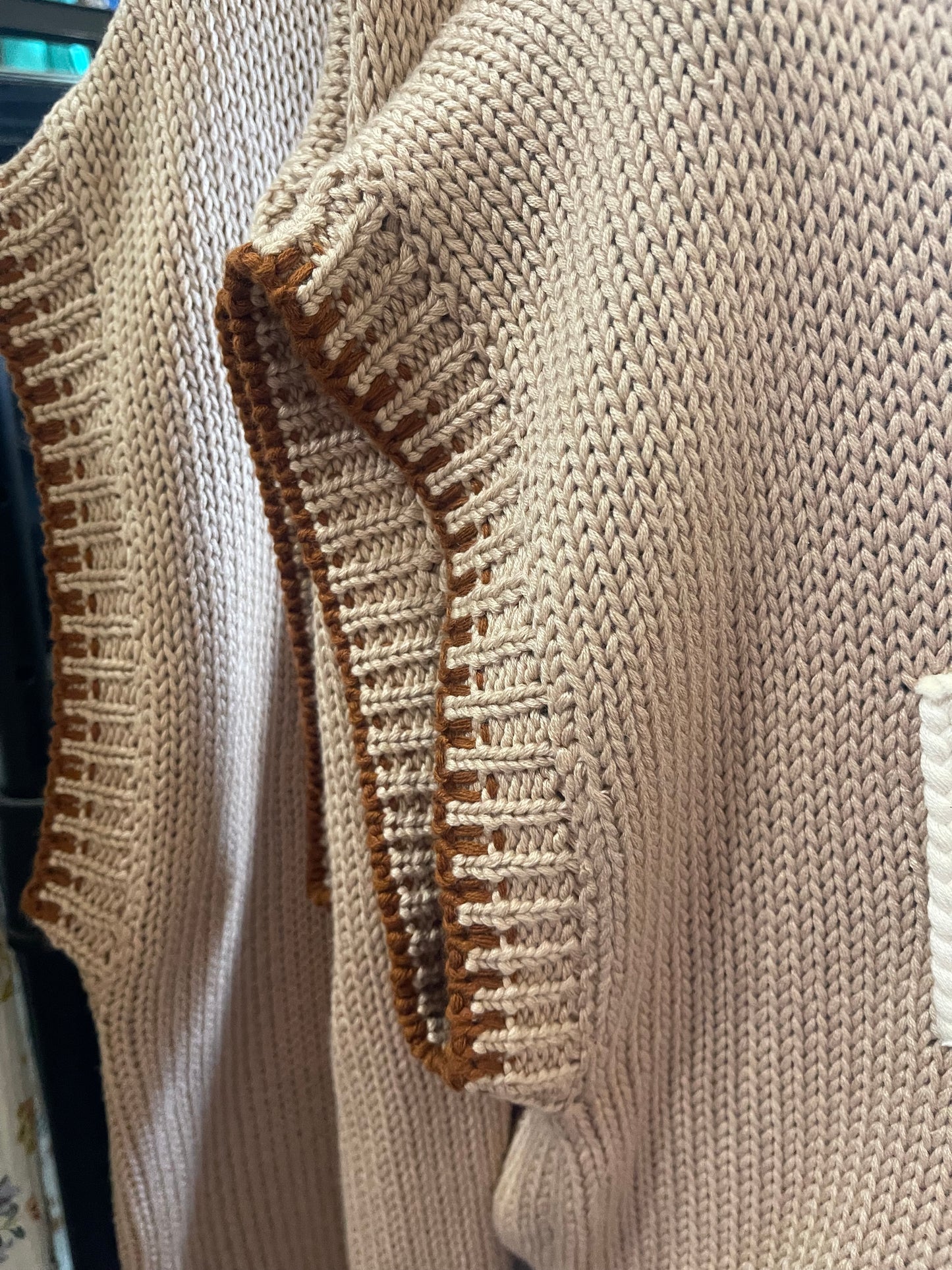 Tan Howdy Sweater