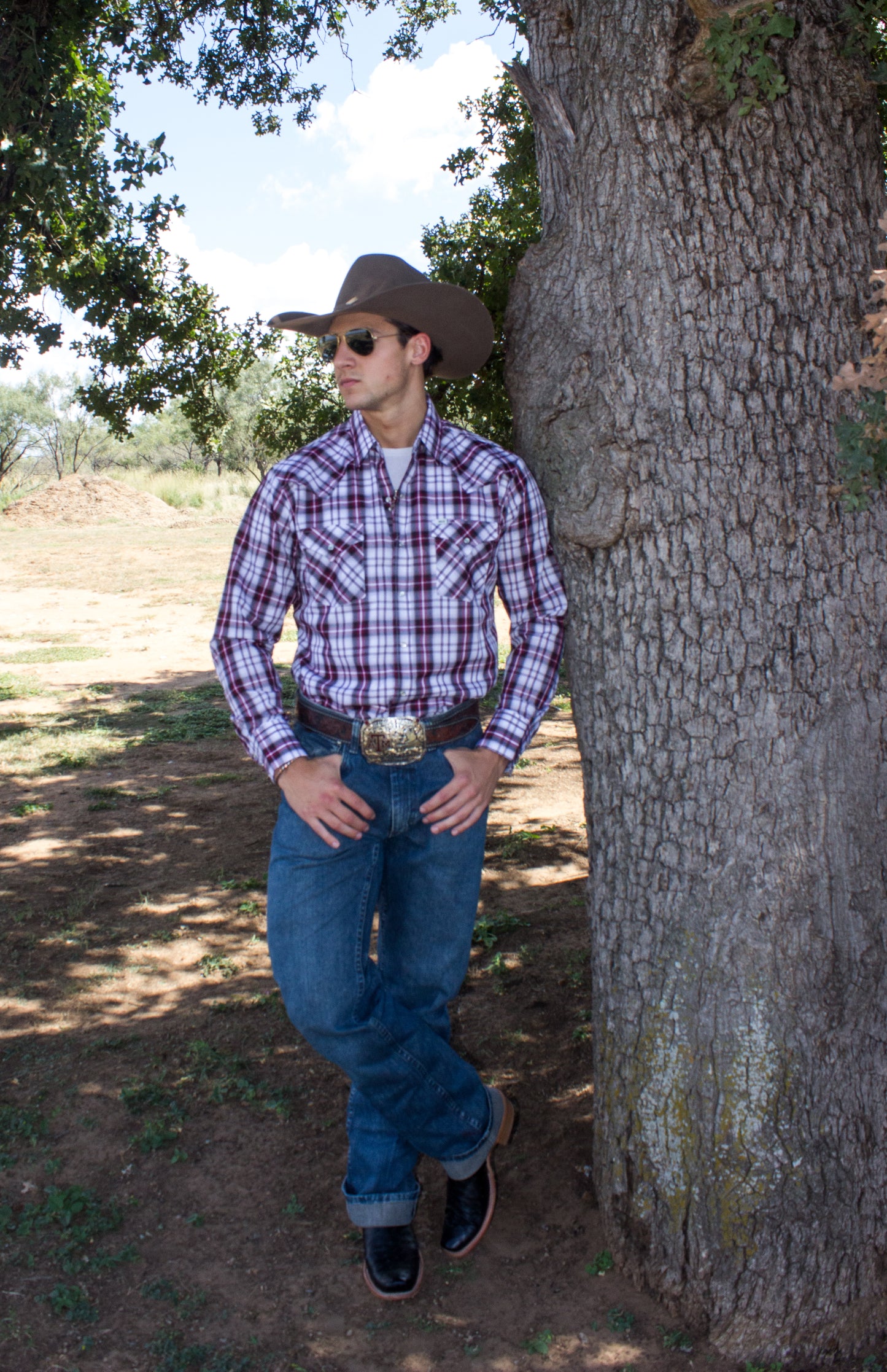 ELY Men's Stretch Plaid