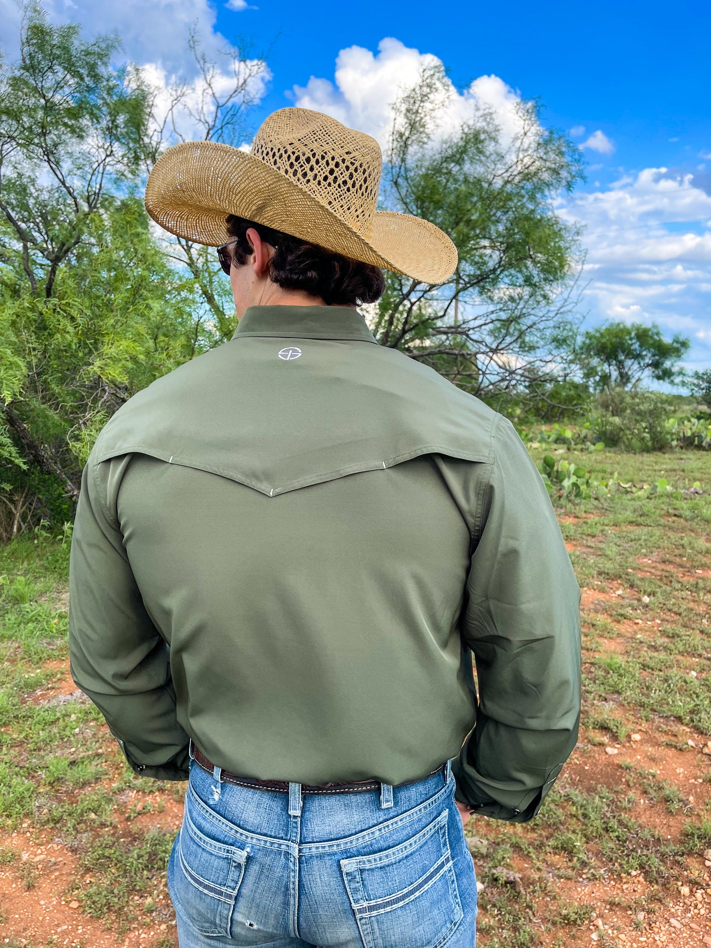 San Jac Outdoors Olive Green L/S