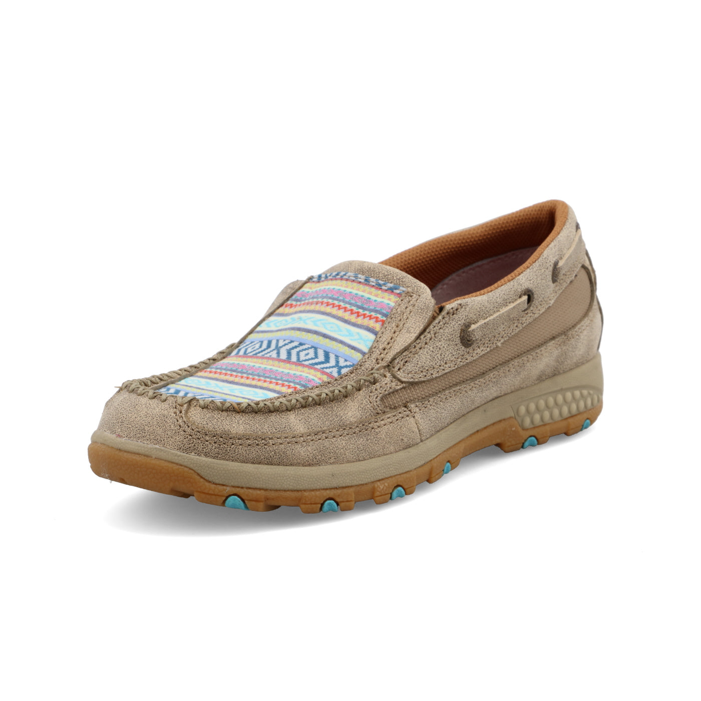 Slip-On Driving Moc - Dusty Tan & Multi