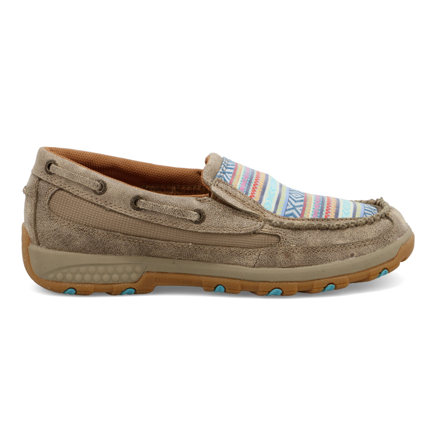 Slip-On Driving Moc - Dusty Tan & Multi