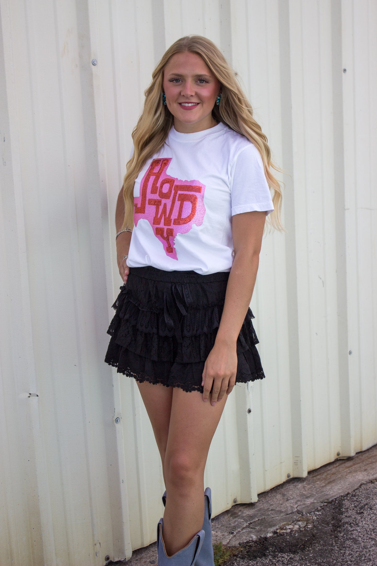 Pink Howdy tee