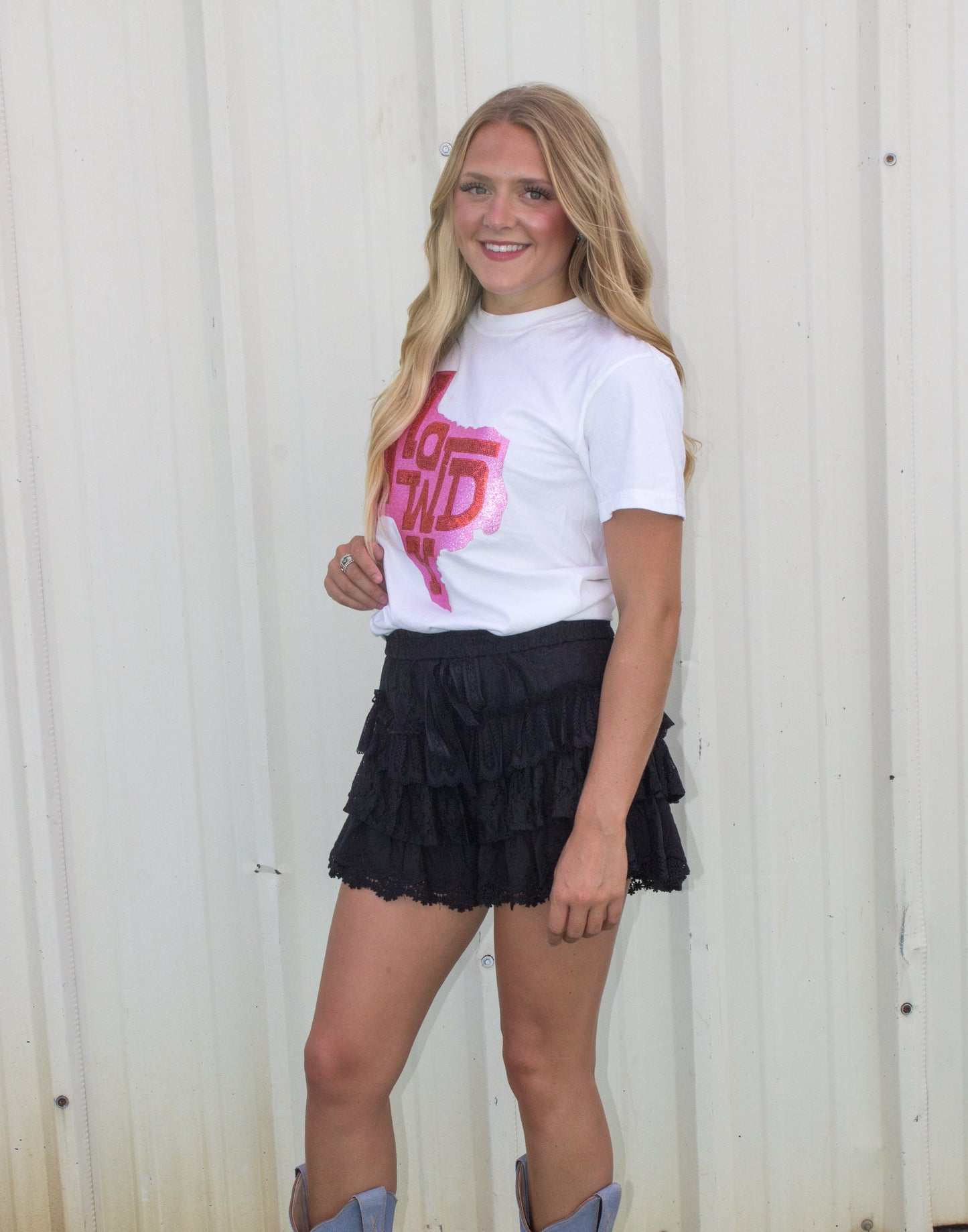Pink Howdy tee