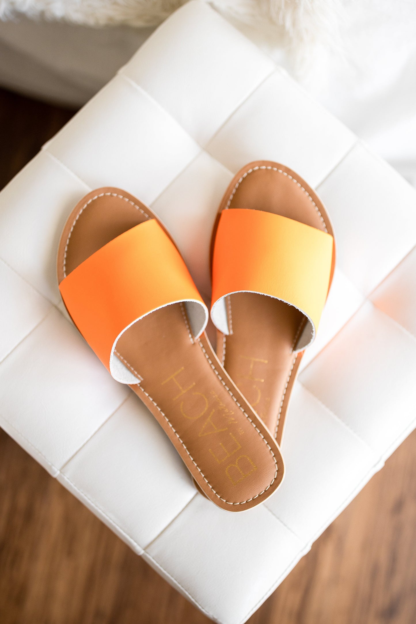 Matisse Cabana Sandal in Orange Neon
