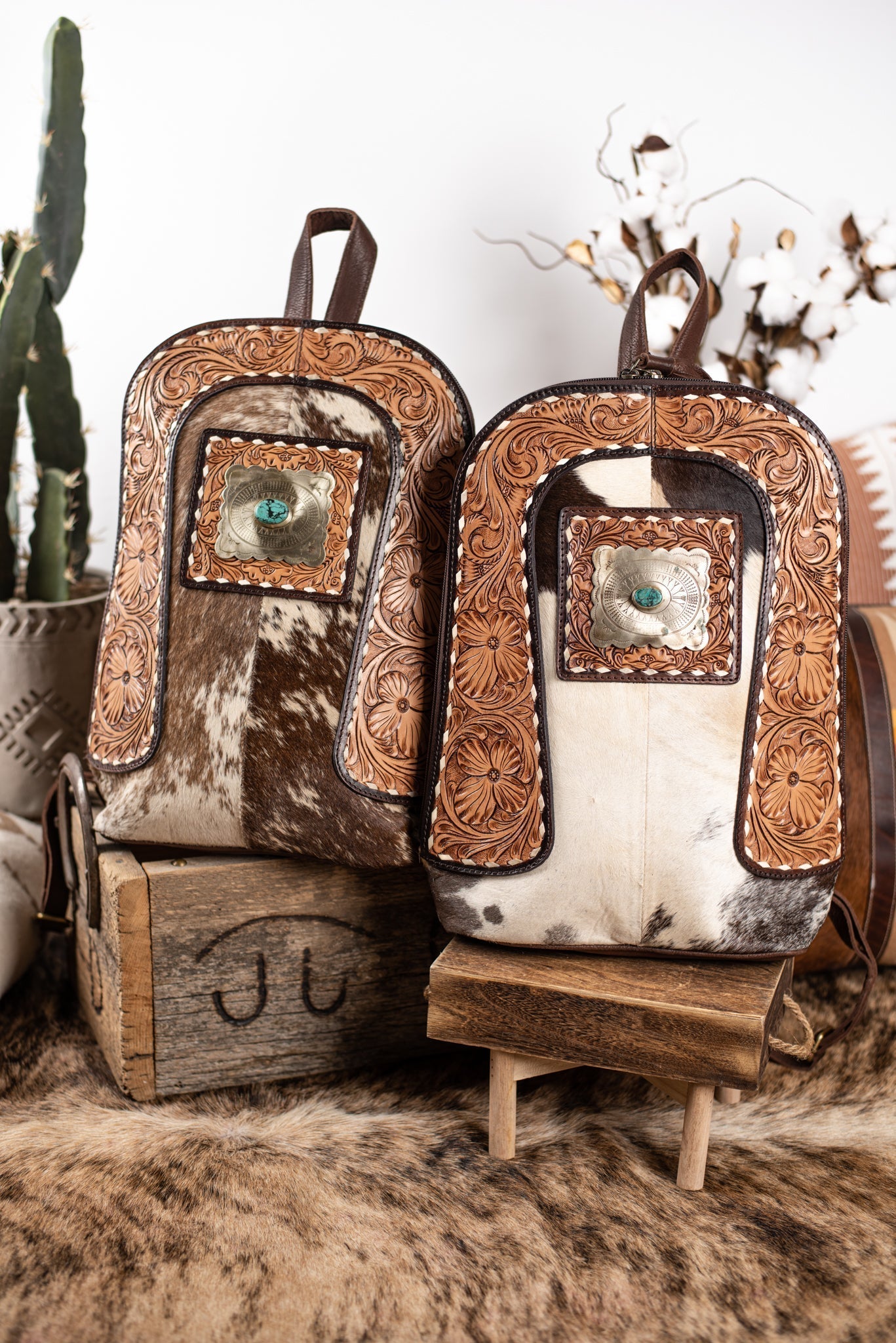 The Turnpike Cowhide Backpack