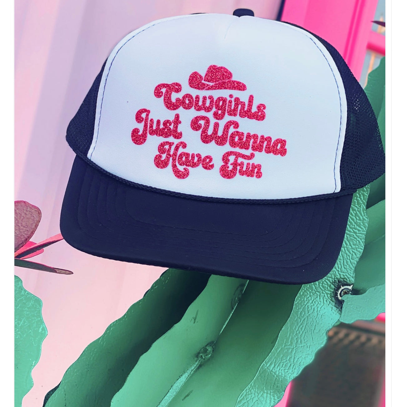 Cowgirls Just Wanna have fun cap