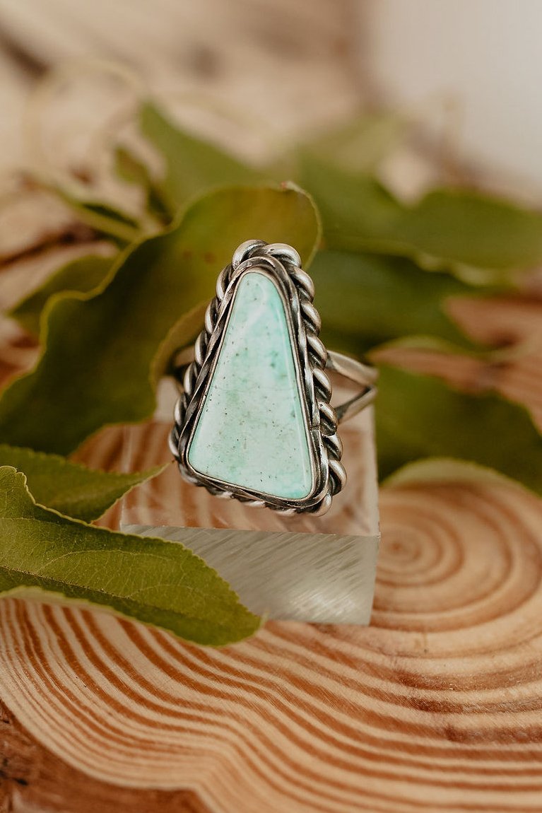 Eli Skeets Sonoran Turquoise Ring