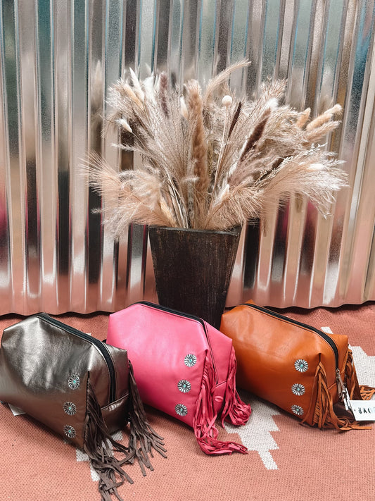 Western Travel bag with fringe