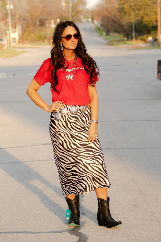 Zebra Skirt