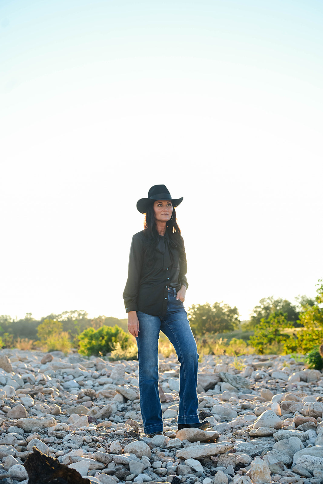 Leather Outlaw Button Down