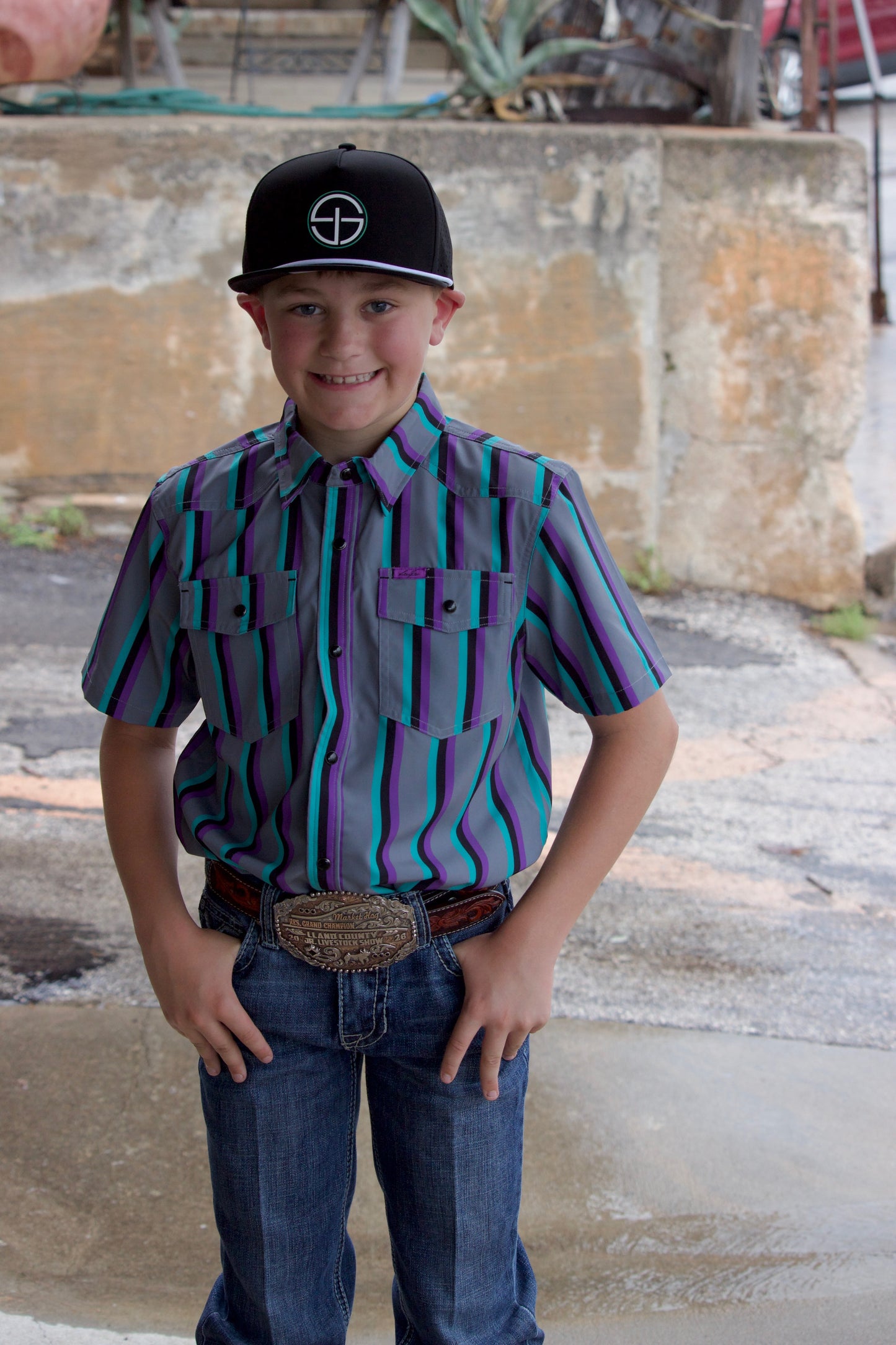 San Jac Youth S/S Performance Shirt