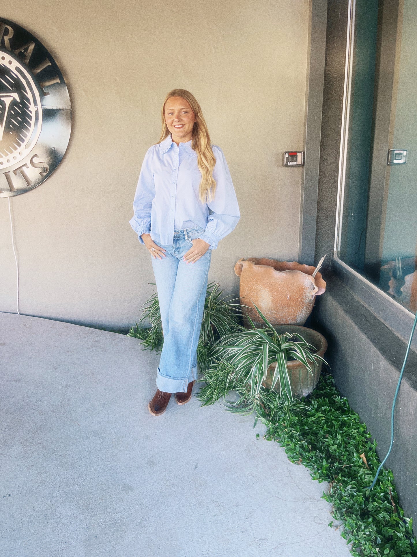 Women's Dainty Button Down