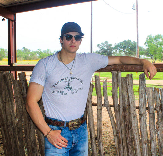 Cactus Alley Permanent vacation rodeo tee