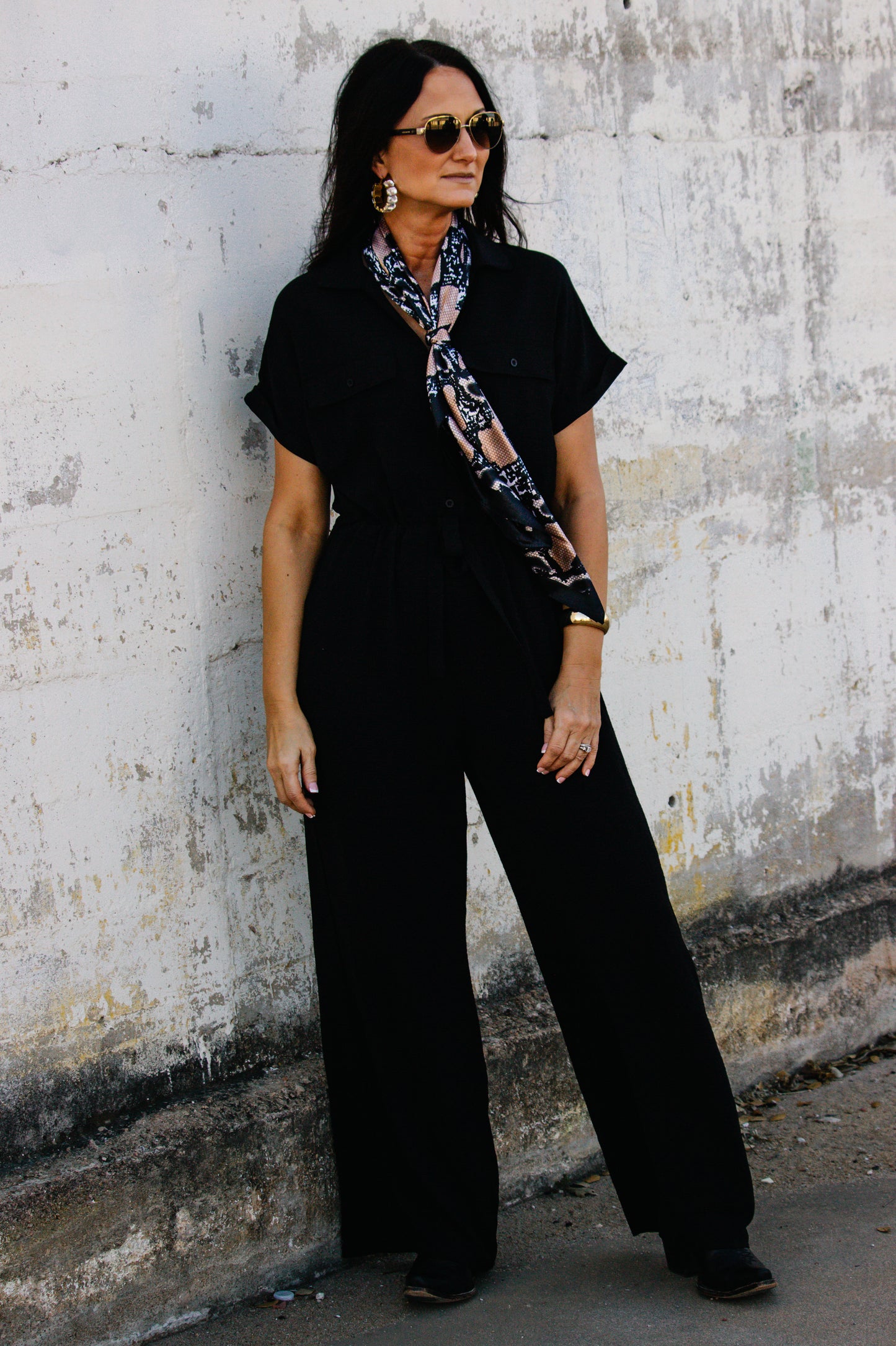 Active Basic: Black Jumpsuit