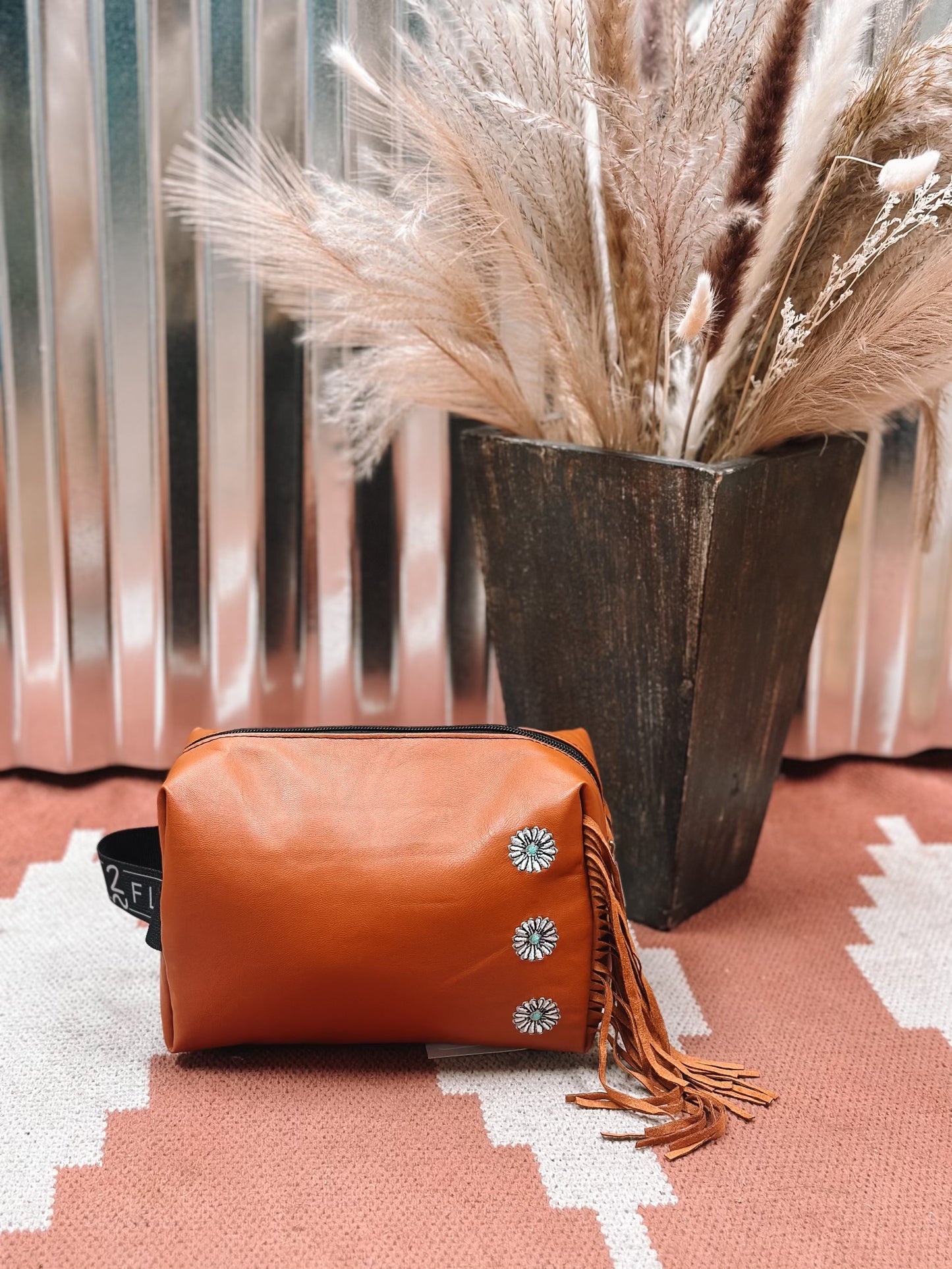 Western Travel bag with fringe