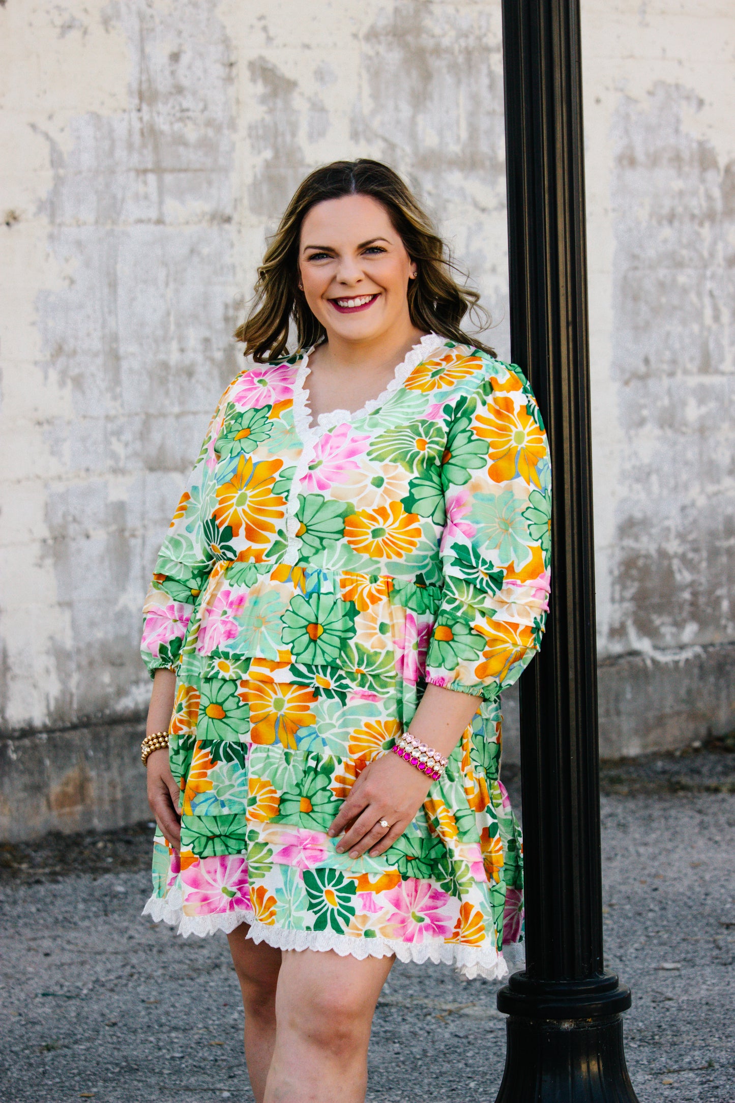 Floral Print Mini Dress