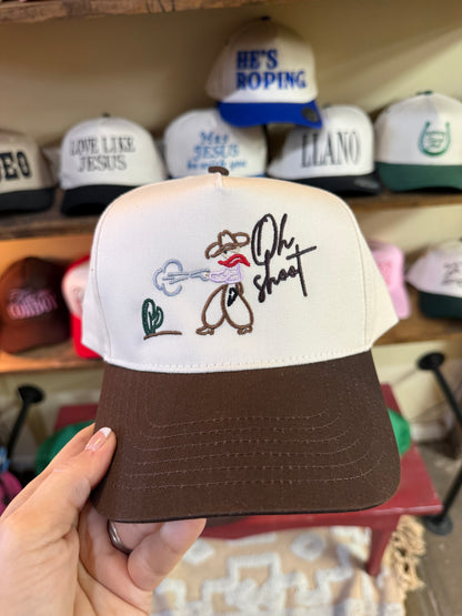 Oh Shoot embroidered cap