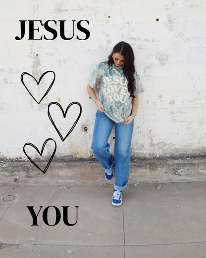 Jesus Loves you camo tee