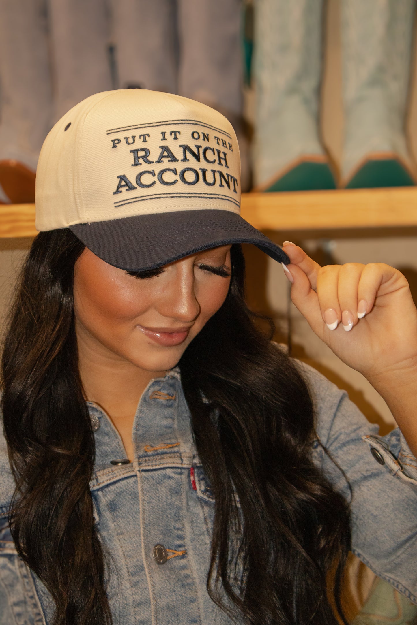 Put it on the ranch account cap