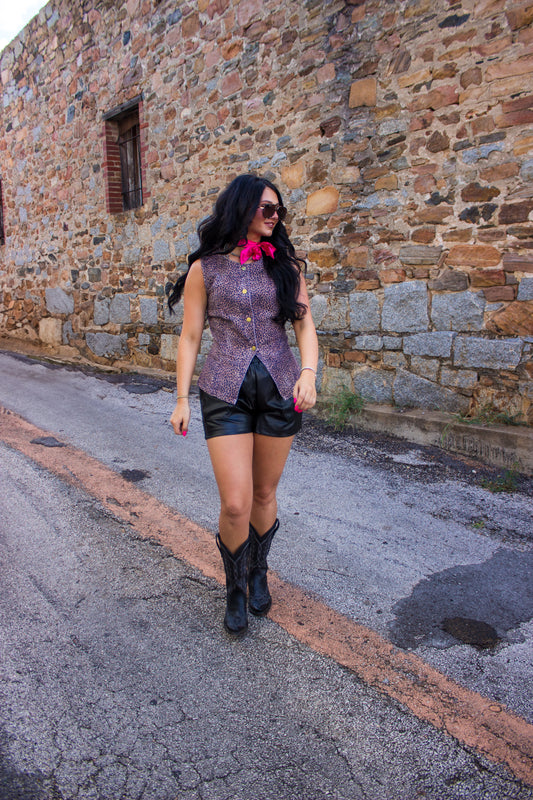 Leather Shorts
