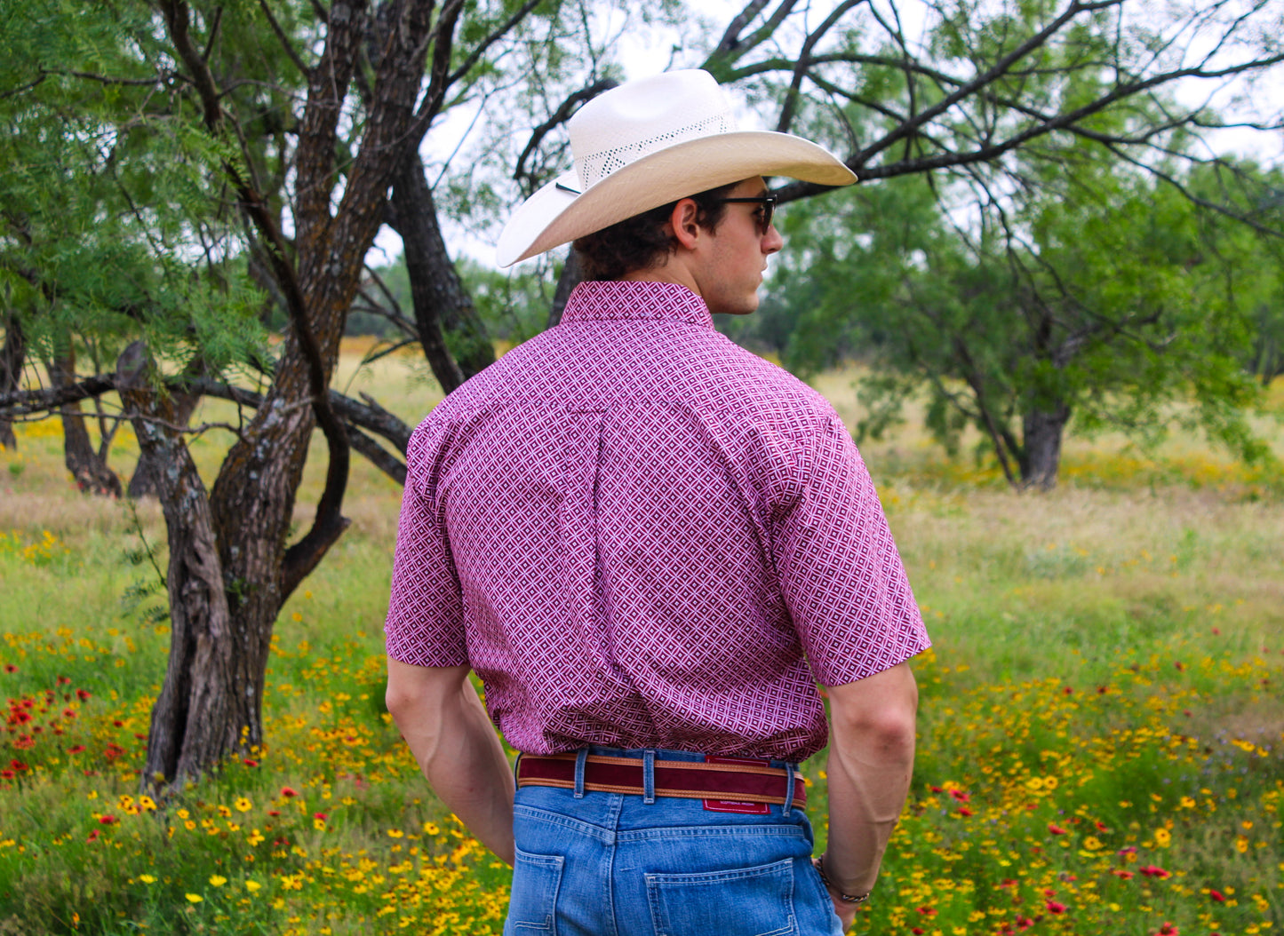 Roper Amarillo men’s short sleeve button down