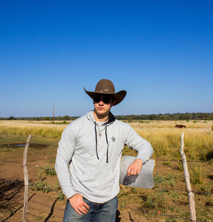 Cowboy Cool Gray hoodie