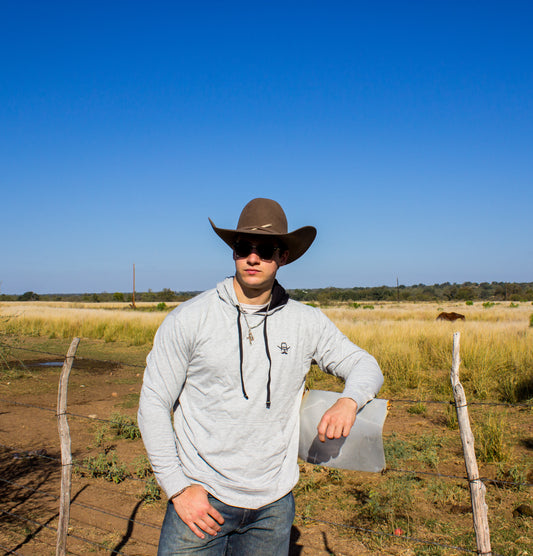 Cowboy Cool Gray hoodie