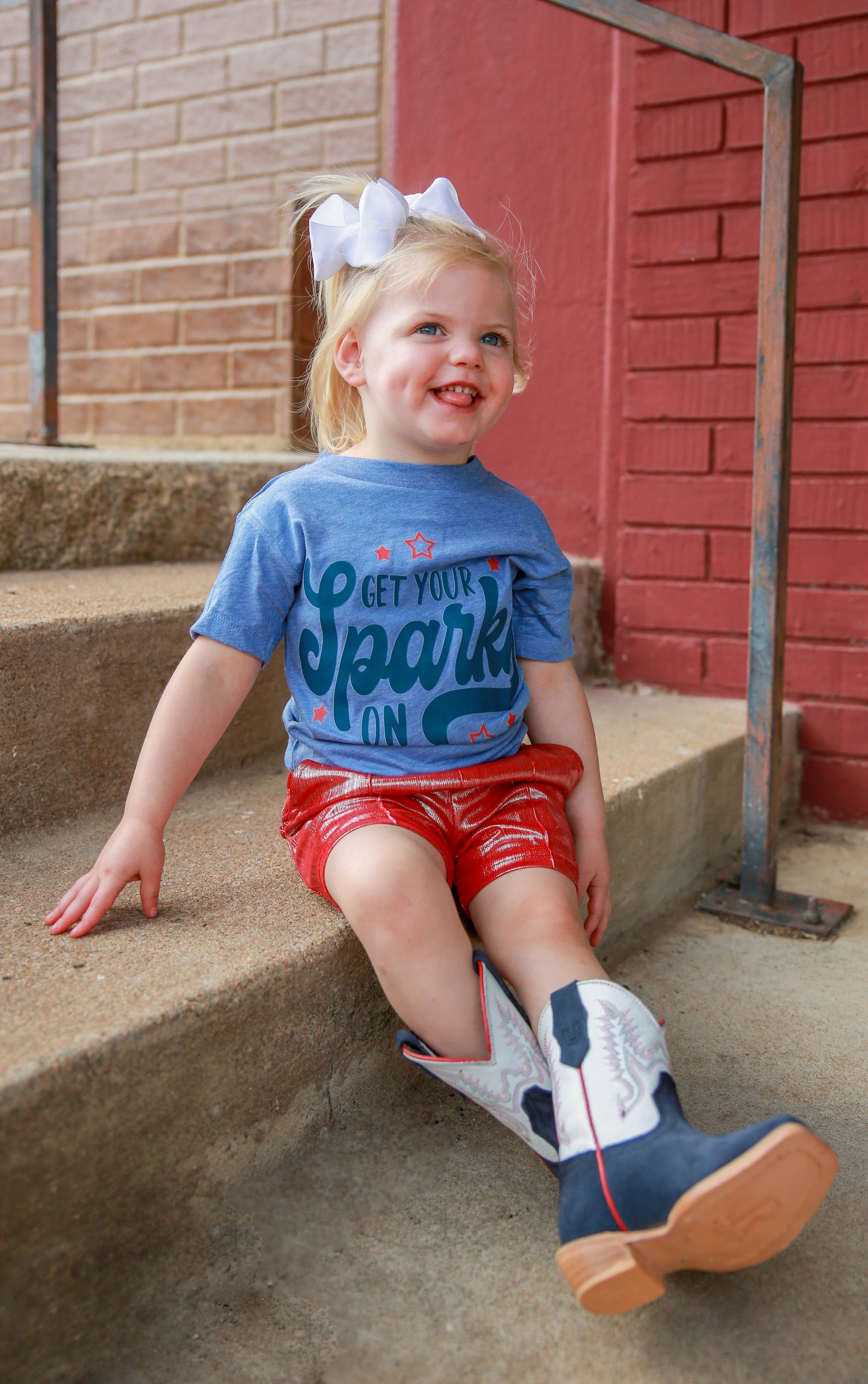 Firecracker girls shorts