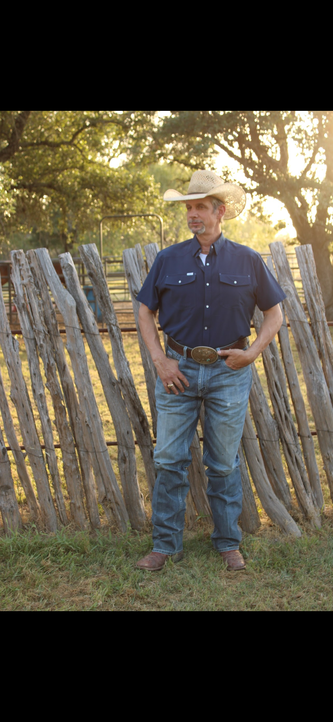 San Jac Outdoors Navy S/S