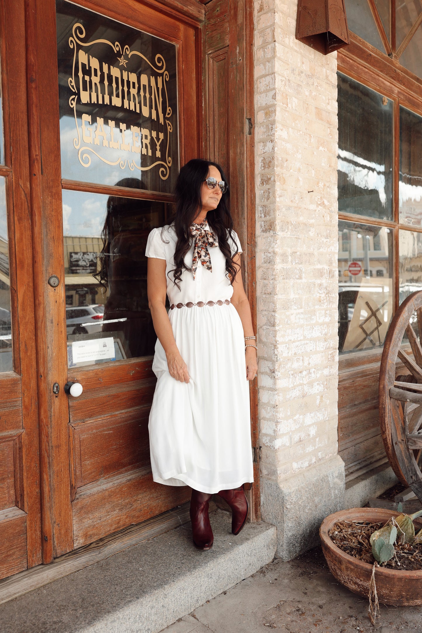 Stetson Ladies White Dress