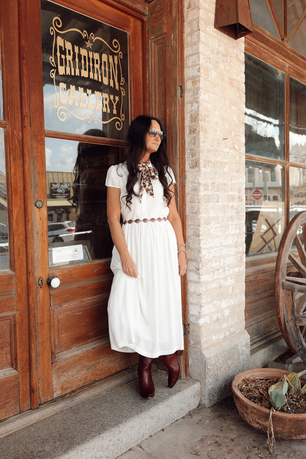 Stetson Ladies White Dress