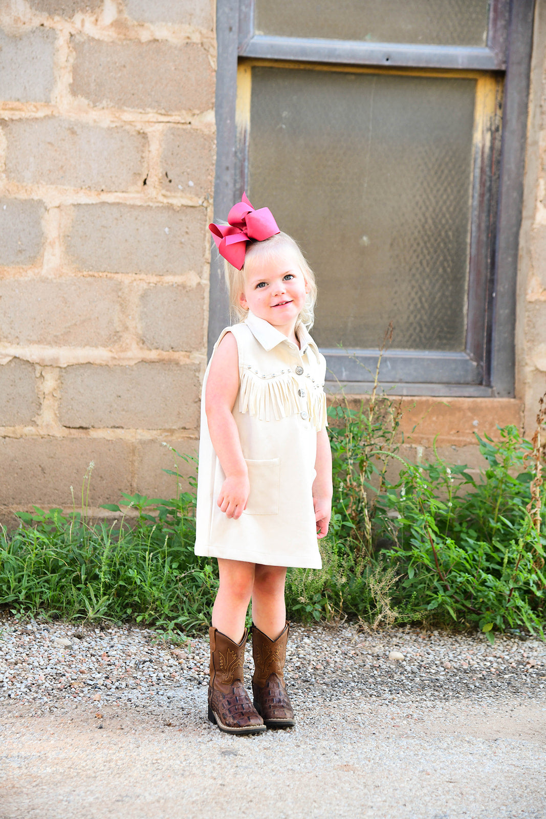 Daisy Mae girls fringe dress