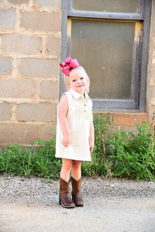 Daisy Mae girls fringe dress
