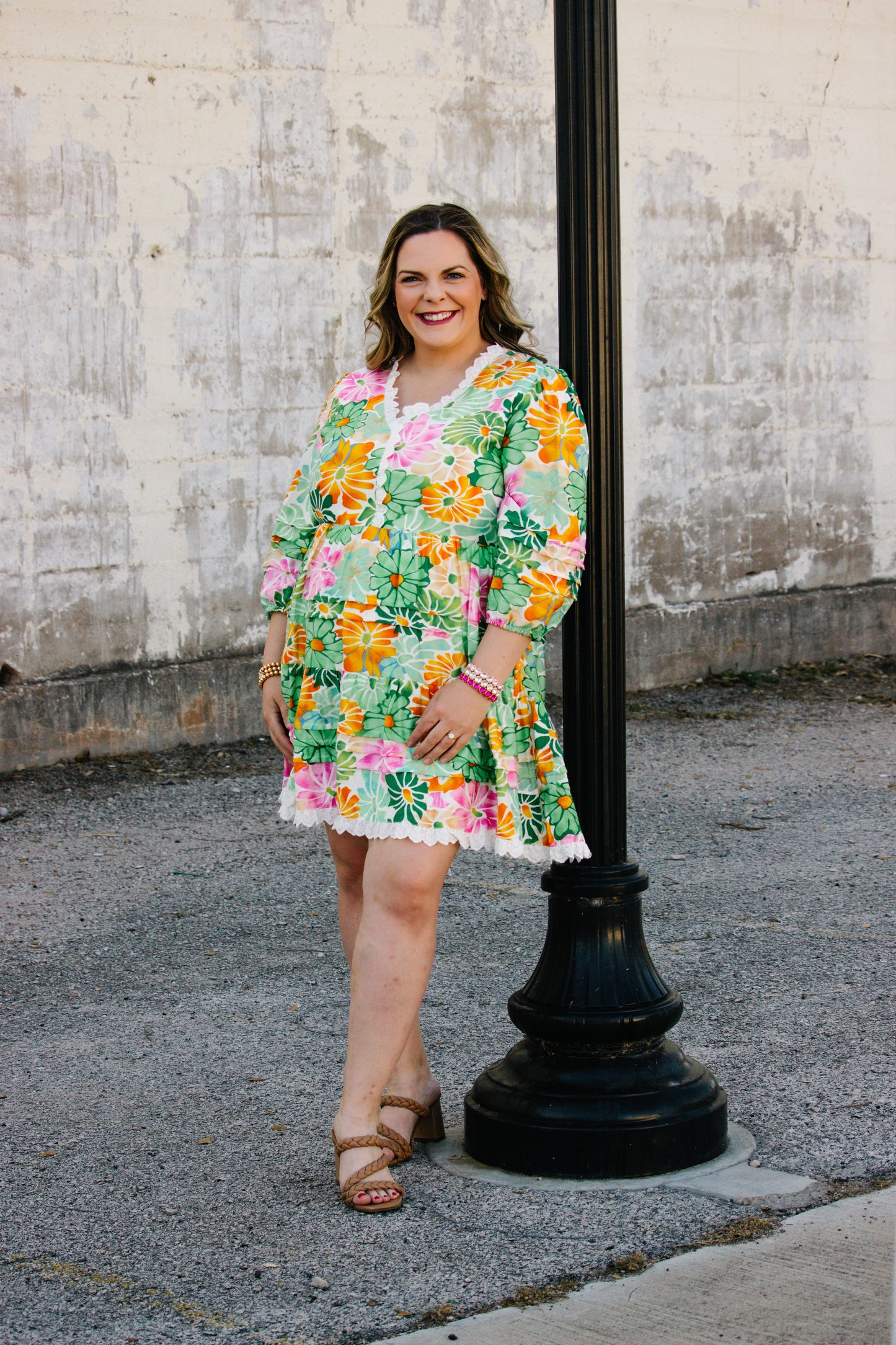 Floral Print Mini Dress