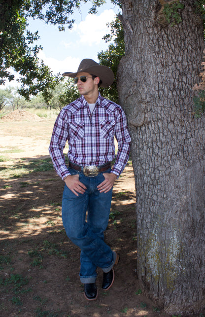 ELY Men's Stretch Plaid