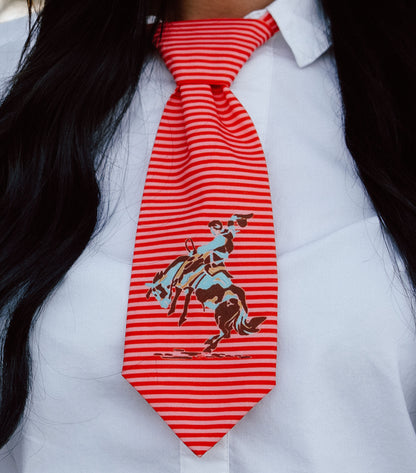 Bronc Striped tie