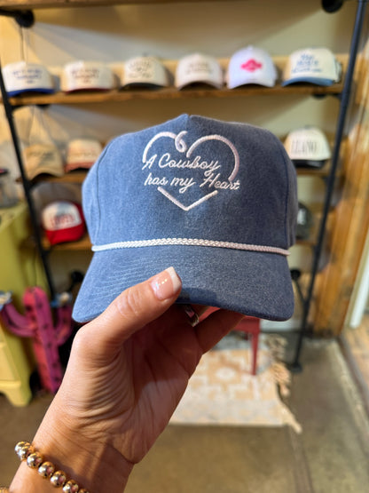 Cowboy Has My heart hat