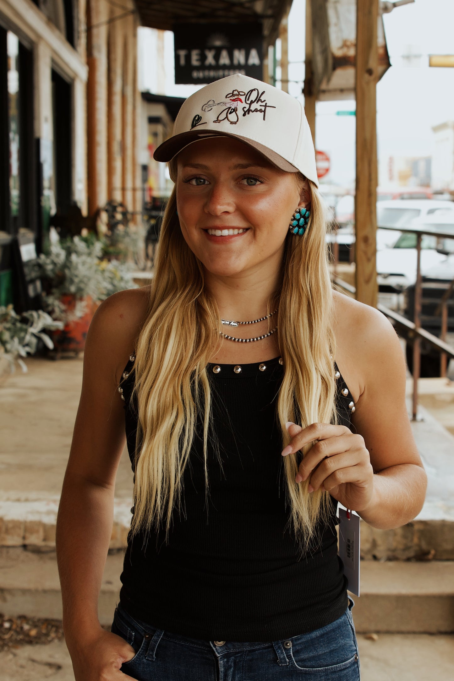 Oh Shoot embroidered cap