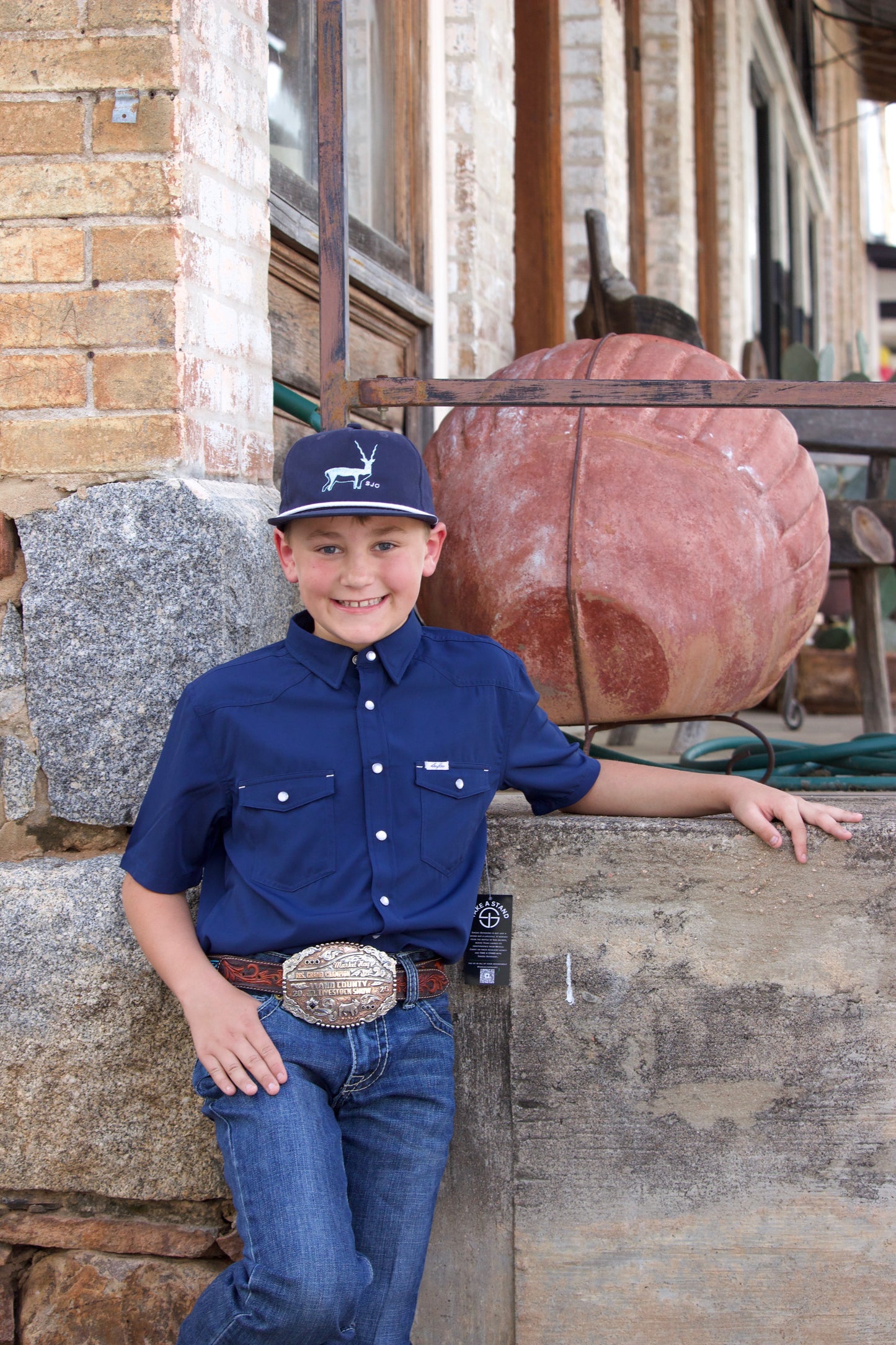San Jac Youth S/S Performance Shirt
