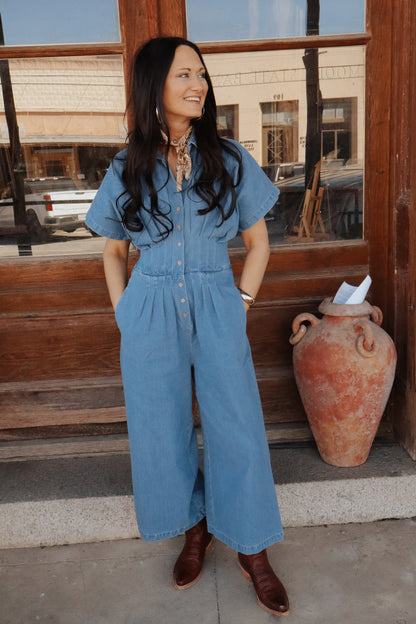 Denim Jumpsuit
