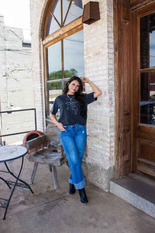Cowgirl Roping tee